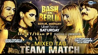 Bash In Berlin 2024 FULL MATCH - Damian Priest & Rhea Ripley vs Dominik Mysterio & Liv Morgan