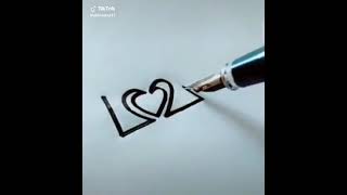 In Ink They Are Drawn Love Letter With Heart Symbol | Click Clock Music India