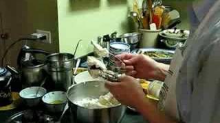 Deep Fried Meringue with Red Bean Paste