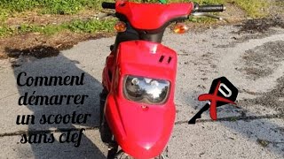 COMMENT DÉMARRER UN SCOOTER SANS CLEF