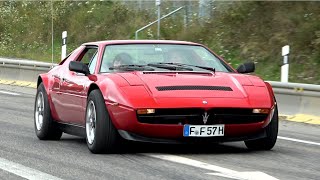 Classic Cars & Oldtimer at the Nürburgring-Ferrari 275 GTS, Kurtis Kraft, Maserati Merak ,De Tomaso.