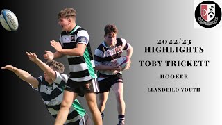 LLANDEILO YOUTH 2022/23  - TOBY TRICKETT - HOOKER