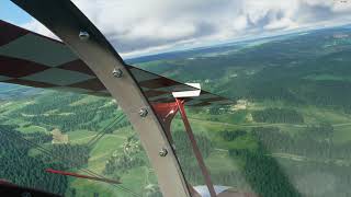 MSFS Flying over Sundsvall, Birsta 1050TI i7 Inspiron 7567 Medium Settings