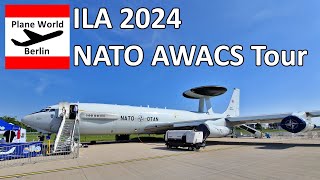 ILA 2024: NATO Boeing E-3A Sentry *AWACS* Static Display Tour // Airborne Early Warning Force