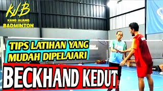 JANGAN SALAH PEGANGAN BACKHAND KEDUT #badminton #training