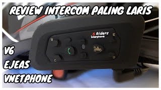 Bluetooth Intercom Vnetphone V6 | Review Intercom Helm Murah Berkualitas