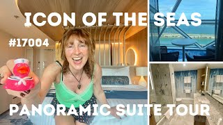 MY CONTROVERSIAL CABIN, ICON OF THE SEAS, ROYAL CARIBBEAN - PANORAMIC SUITE #17004 TOUR