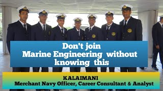 Don't Join Marine Engineering Degree without knowing this Information