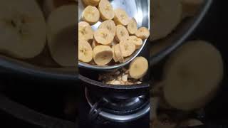 My son prepared banana snack 😋#shorts video