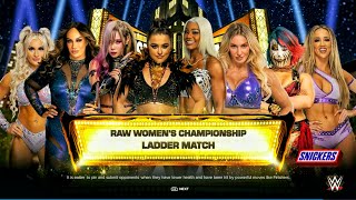 8 Women's Ladder Match At WrestleMania For The Raw Women's Championship | WWE 2k24