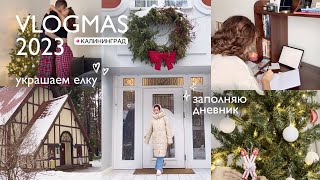 VLOGMAS: украшаем елку, новогоднее настроение