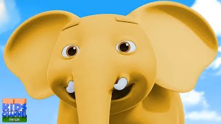 Ekta Mota Hathi Bengali Song, একতা মোতা হাতি হেলে ধুলে চলে, Nimboo Kids Bangla Cartoon Kids Songs