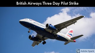 British Airways Three Day Pilot Strike