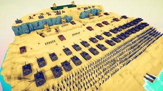 CAN 200x POLICE CAPTURE ENEMY BASE? - Totally Accurate Battle Simulator TABS