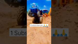 JCB Loading Mud In Tractors | Swaraj 735FE | Sonalika Di |#trending #shorts #viral #shortvideo