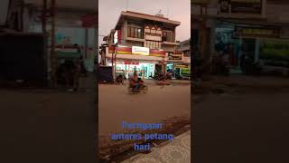 pertigaan antares Garut, pada waktu petang