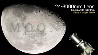 Nikon Camera Moon's Detailed Videography | World's Biggest Zoom | 125x Super zoom