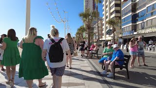 Benidorm Beautiful March 2024 Costa Blanca Spain 4K