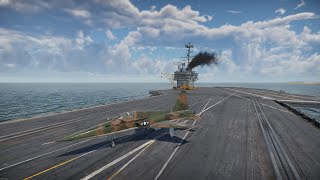 I Landed An F-5C On The Aircraft Carrier In War Thunder #shorts