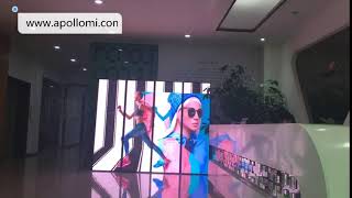 poster Mirror video led display sign P2.5