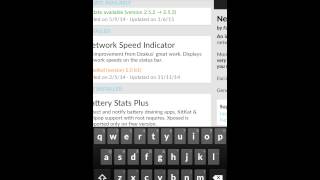 Enabling network speed indicator on oneplus one