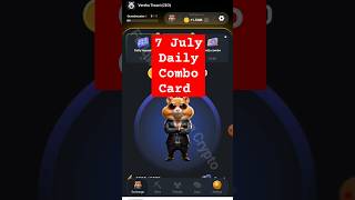 how to unlock 7 July daily combo card hamster Kombat | hamster Kombat daily combo cards