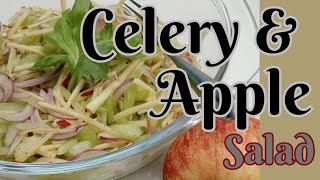 Celery and Apple salad @recipesbydis