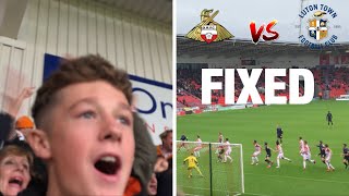 IT WAS FIXED * VLOG Doncaster rovers vs Luton town