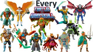 ***see newer video*** Every MOTU TMNT Crossover List  Turtles of Grayskull - Masters of the Universe