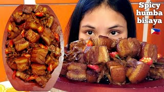 Spicy Humba Bisaya | Filipino Food | Pinoy Mukbang | Filipino Food ASMR