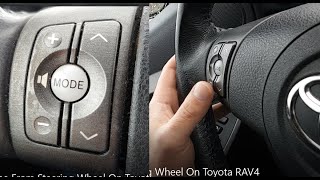 How to Change Volume From Steering Wheel On Toyota RAV4