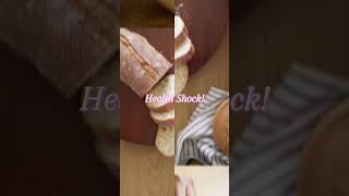 Unveiling the hidden dangers of white bread: a health shock! 🤯 #shorts #breadlover #healthtips