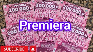 #zdrapki #lotto #567❗️💰🍀 PREMIERA ➡️ RÓŻOWY DIAMENT🍀💰❗️