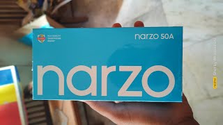 Realme Narzo 50A Unboxing | Flip Cover & 9D Tempered Glass Installation | Simple, Sturdy & Stylish 🔥