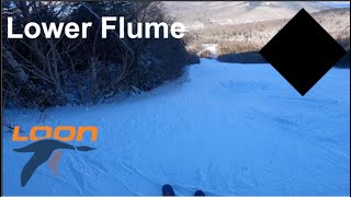 Skiing Lower Flume at Loon Mountain (Jan 15, 2024)