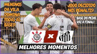 Corinthians (3) 1 x 1 (5) Santos | Pênaltis e Melhores Momentos | SEMI -VOLTA | PAULISTA SUB-15 2024