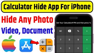 Calculator Hide App For iPhone | Calculator App Me Photo Video Kaise Hide Kare iPhone Me 2024