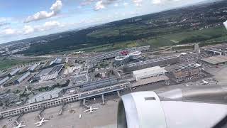 Take-off from STUTTGART | Eurowings | Airbus A319