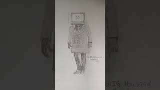 TV Man Drawing|| @TA_EditsYT #skibidi #skibiditoilet #viral #ytshorts #shortvideo #viralvideo