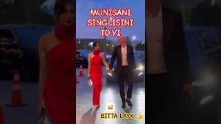 MUNISA RIZAYEVANI SINGLISINI TURMUSHGA CHIQDI