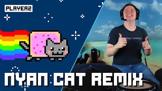 "Nyan Cat Remix" On Drums!