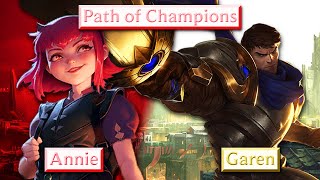 Annie shows Garen TRUE allegiance in Legends of Runeterra Path of Champions