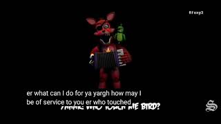 [FNAF] all rockstar foxys voice lines