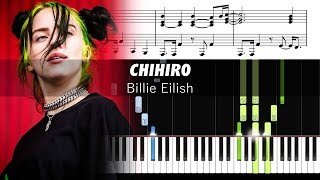 Billie Eilish - CHIHIRO - Piano Tutorial with Sheet Music