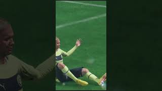 Haaland's Goal against Manchester United ⚽😎FIFA 23 #shorts