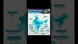 Major  Ports in India  || Geography  ICSE  9  || #shorts #youtube #viral #geo #education