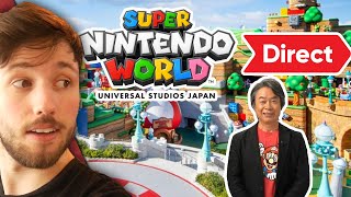 Super Nintendo World  Direct Live Reaction  - Crispy Boy