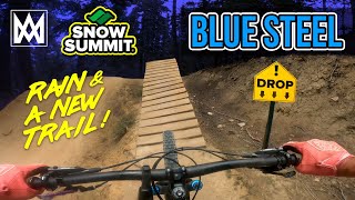 Snow Summit's new trail Blue Steel!