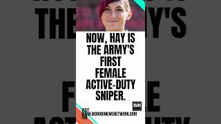 Soldier Becomes 1st-Ever Active Duty Female Army Sniper! #soldier #war #female #news