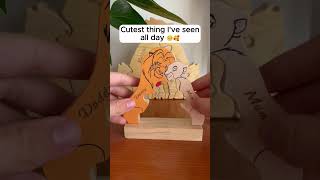 You can get it from our store! 🥰 #personalizedgifts #woodart #lionking #wooden #personalized